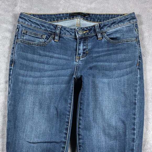 PrAna Jeans Womens Size 2 26 Light Wash Denim Low Rise Skinny Casual Gorpcore - Picture 2 of 12